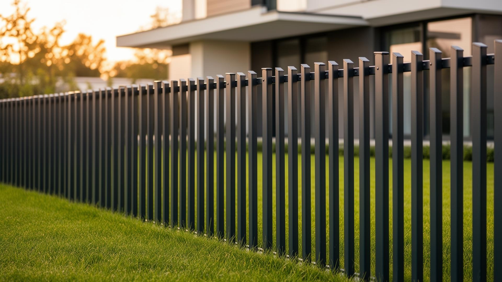 Забор из евроштакетника